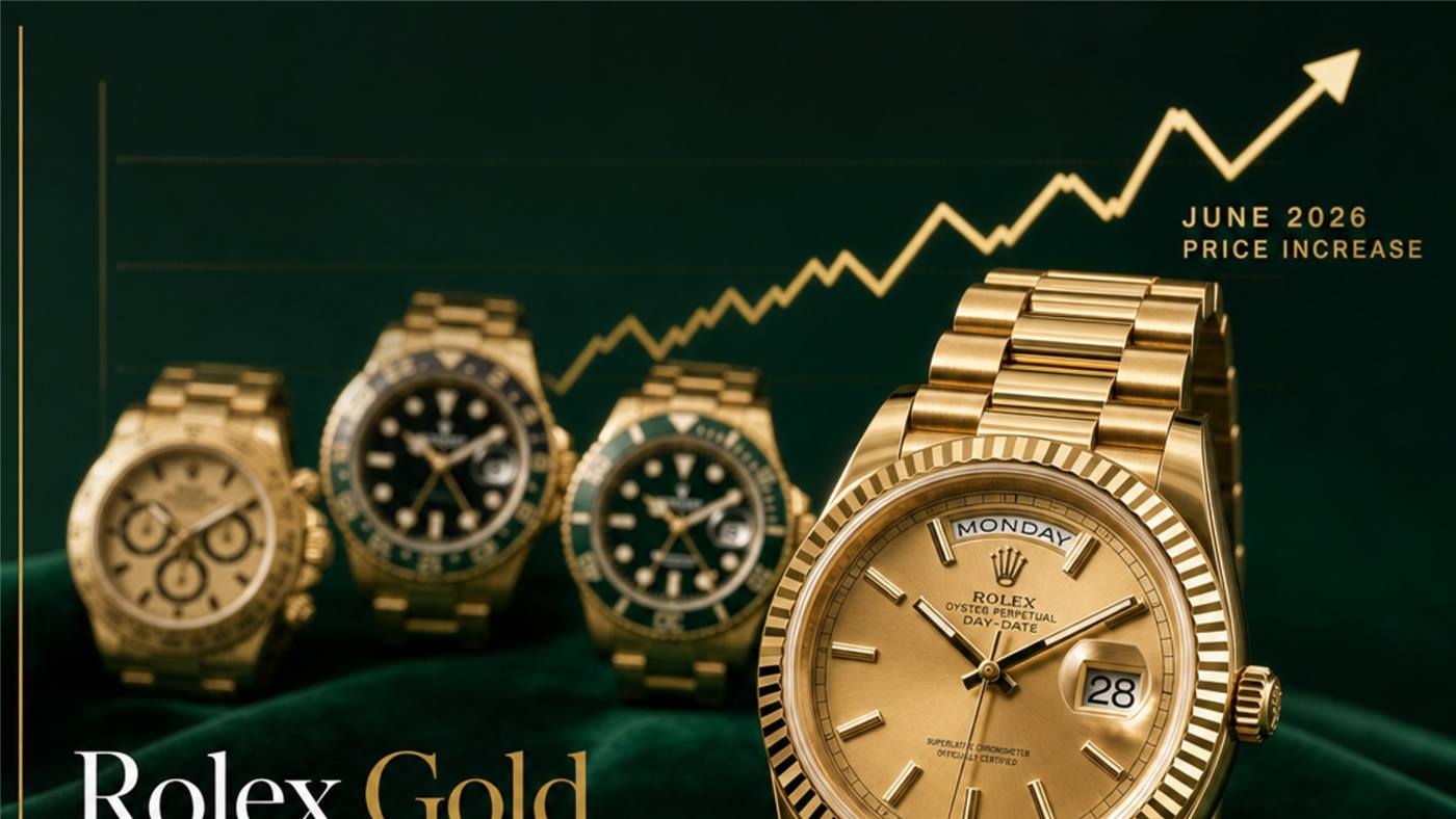 Rolex Gold Models Price Increase June 2026: Every Model Affected - Rolex Expert