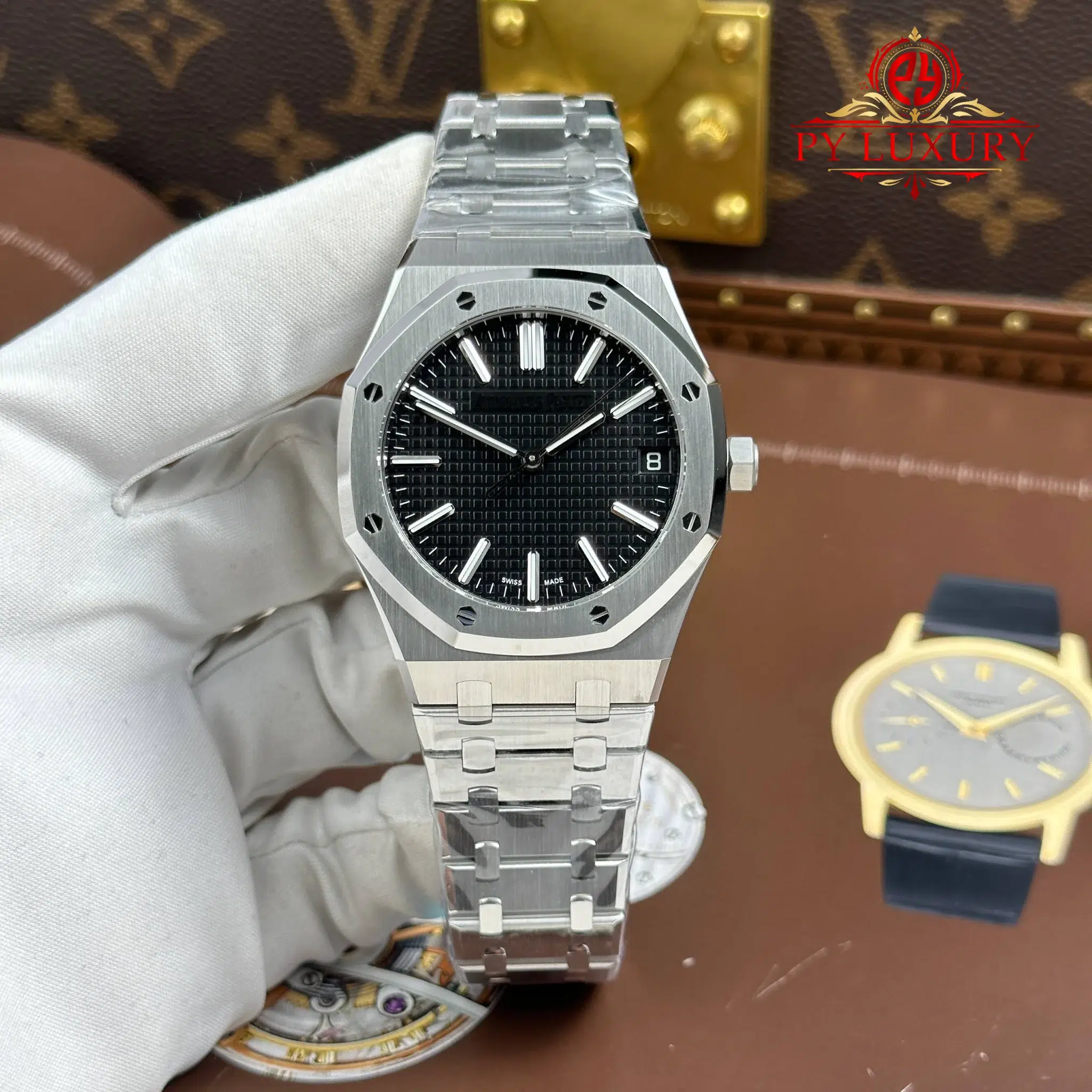 Audemars Piguet Royal Oak 15510ST Black Dial Super Clone TOP Factory 41mm (Free Sprung) | WATCHREPLICAEXPERT