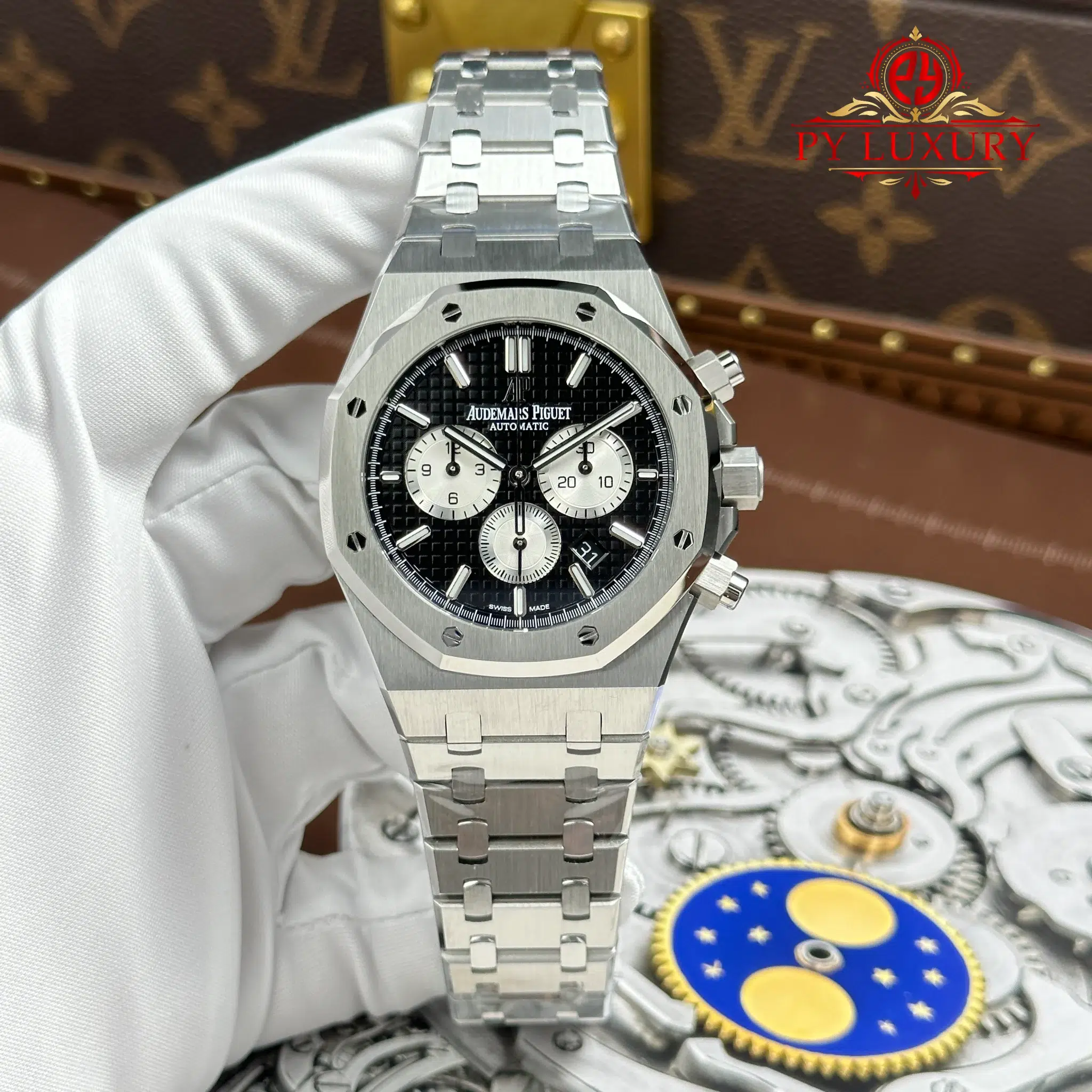Audemars Piguet Royal Oak 26331ST Chronograph Black Dial 1:1 Replica Super Clone APSF 41mm | WATCHREPLICAEXPERT