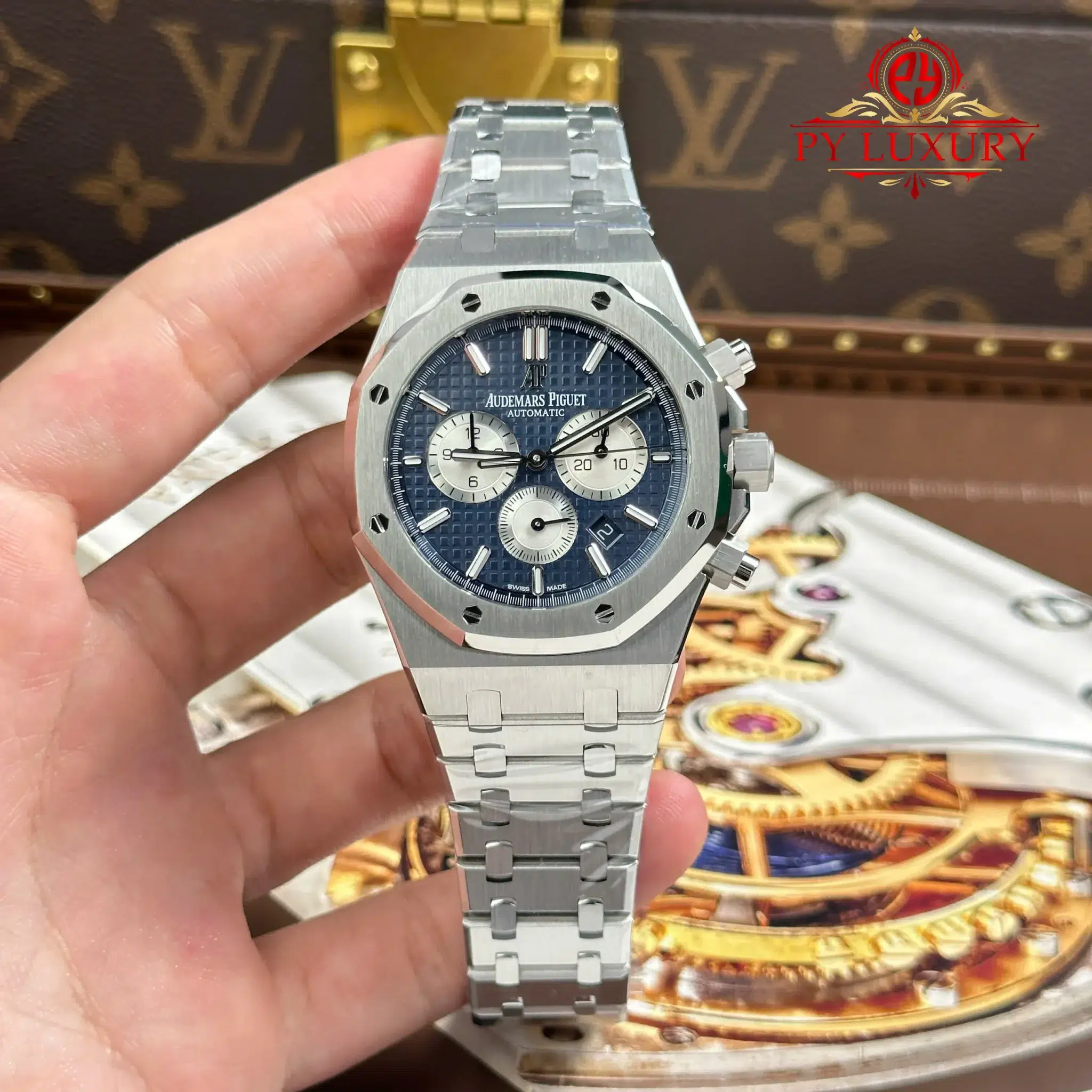 Audemars Piguet Royal Oak 26331ST Chronograph Blue Dial 1:1 Best Super Clone APS 41mm | WATCHREPLICAEXPERT