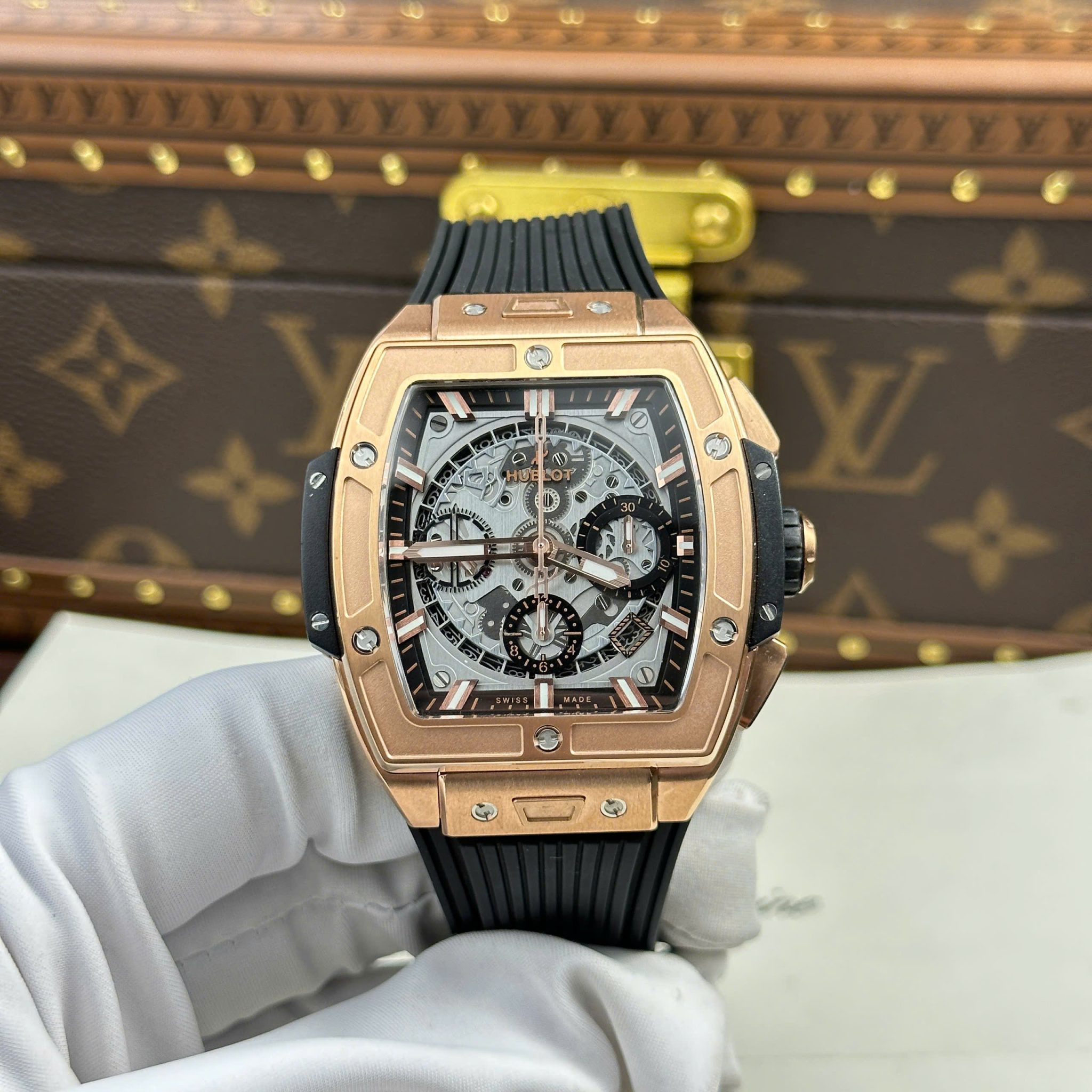 Đồng Hồ Hublot Spirit of Big Bang King Gold Super Fake 42mm | WATCHREPLICAEXPERT
