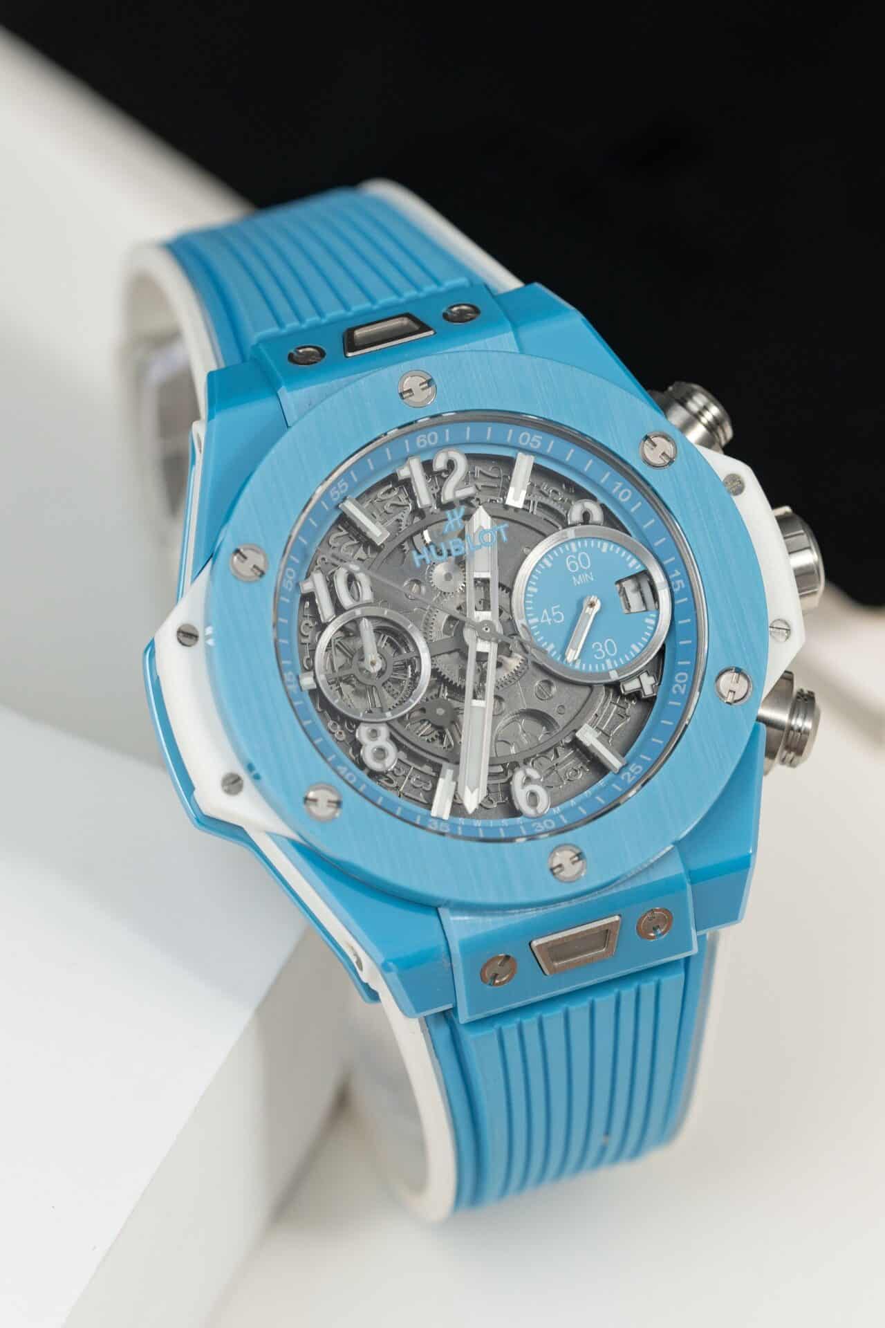 Hublot Big Bang Unico Sky Blue Ceramic Best Replica BBF 42mm | WATCHREPLICAEXPERT