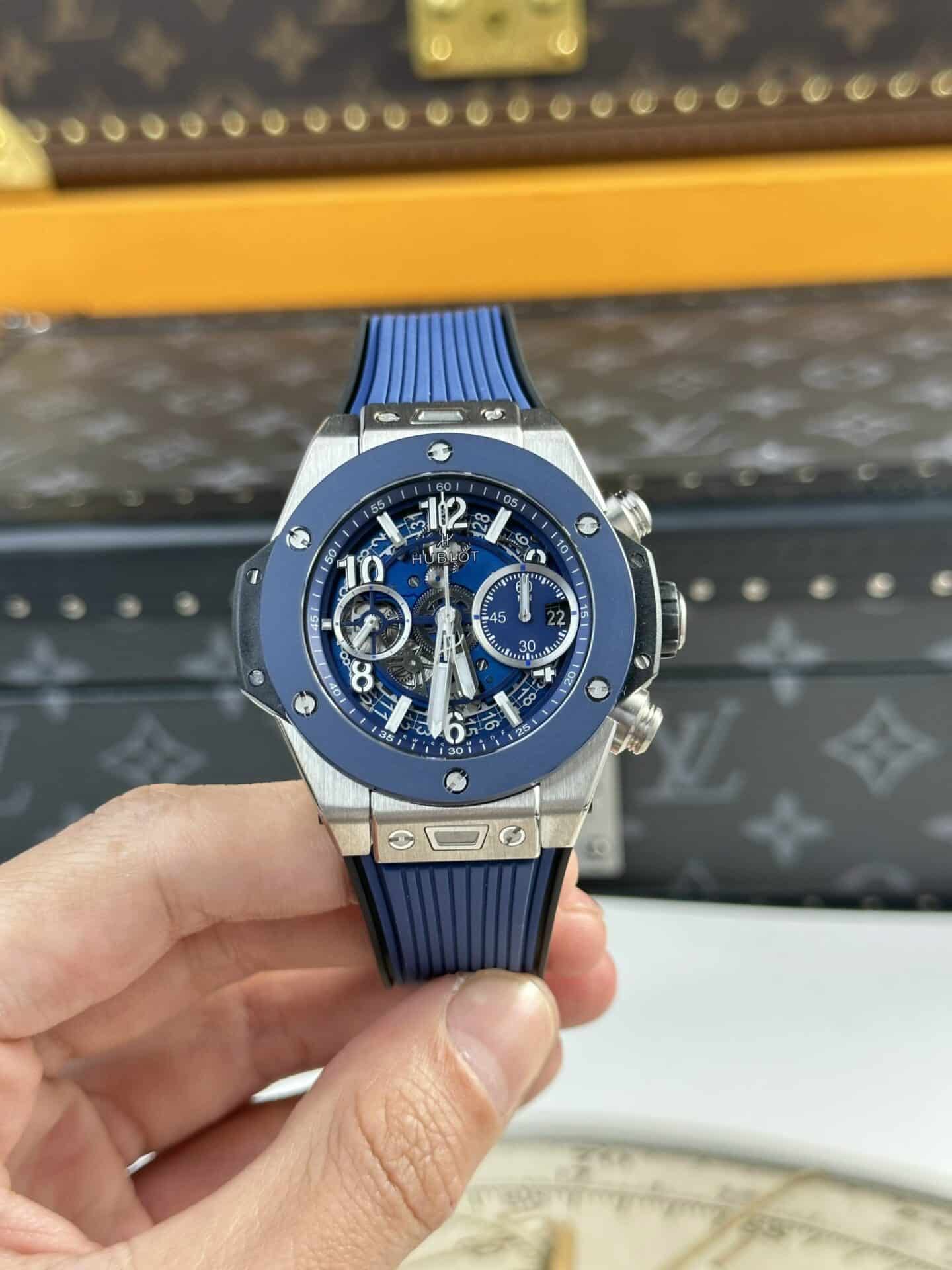 Hublot Big Bang Unico Titanium Blue Ceramic Super Clone 42mm | WATCHREPLICAEXPERT