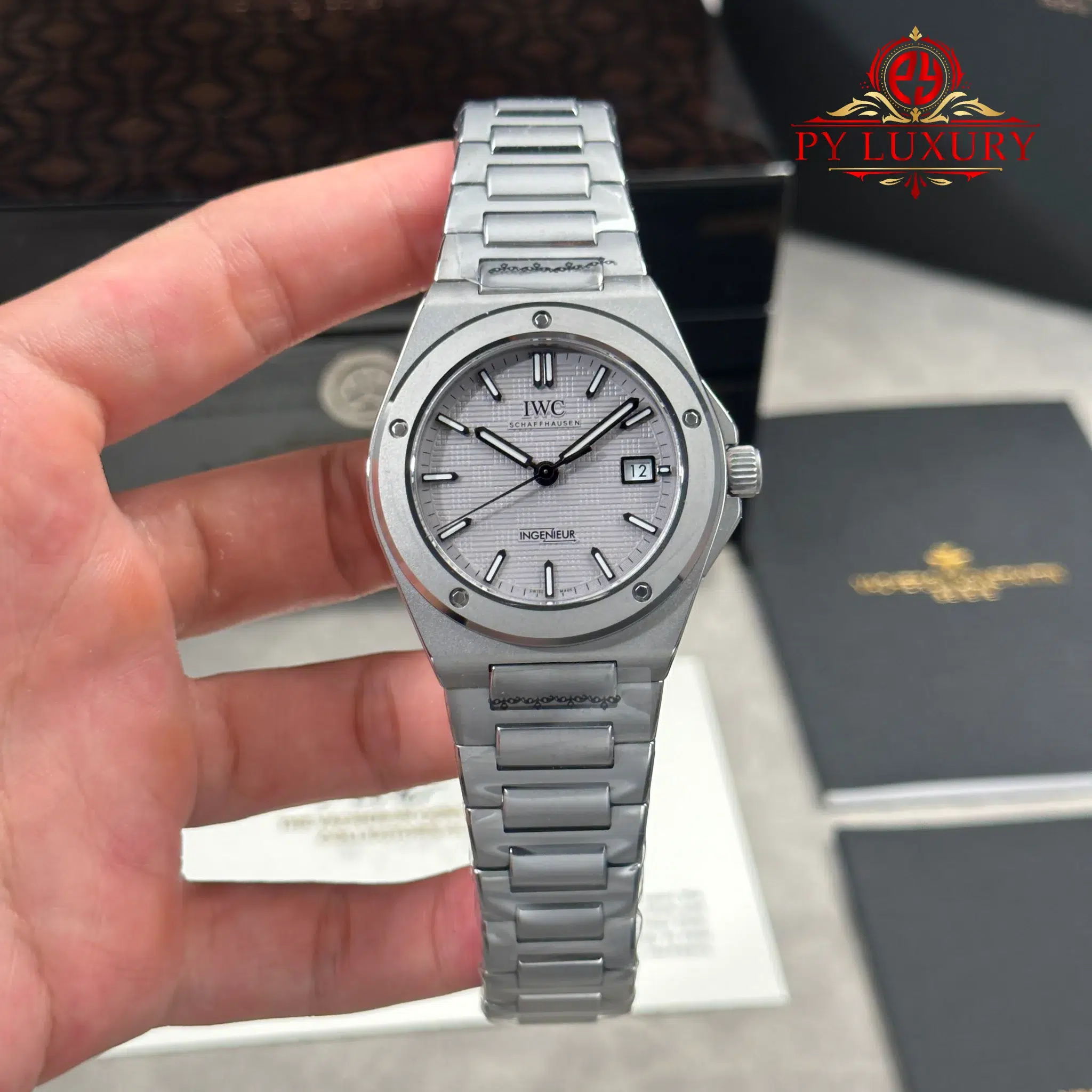 IWC Ingenieur Automatic IW328904 Grey Dial Best Replica GHF 40mm | WATCHREPLICAEXPERT