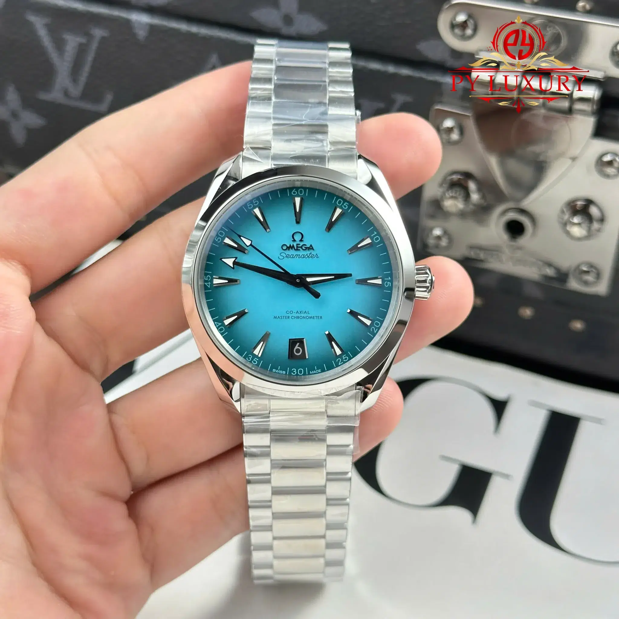 Omega Seamaster Aqua Terra 150M Turquoise Dial 1:1 Best Replica VSF 41mm | WATCHREPLICAEXPERT