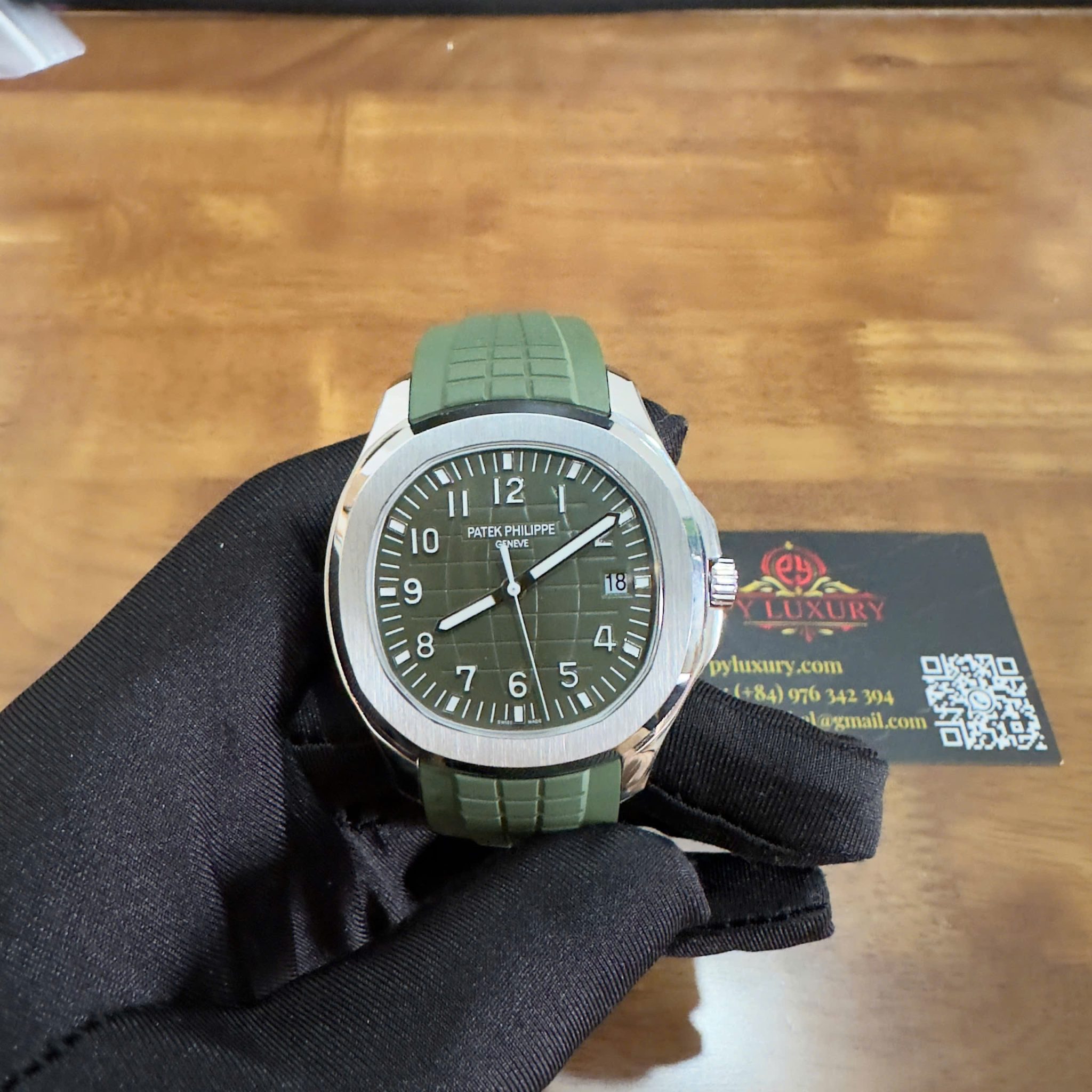 Patek Philippe Aquanaut 5168G-010 Modified Full Option Super Clone Best Replica 42.2mm | WATCHREPLICAEXPERT