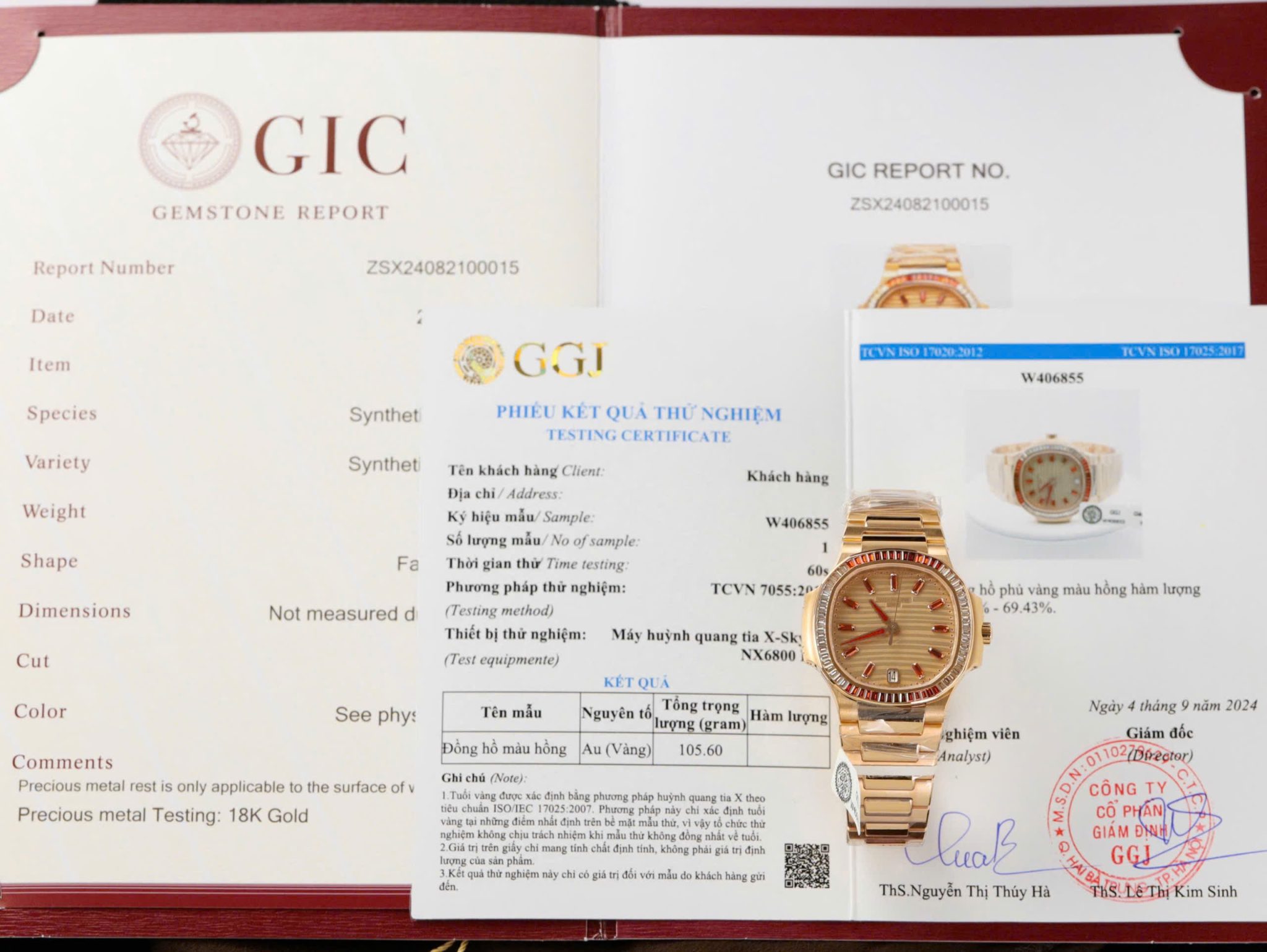 Patek Philippe Nautilus 7118/1300R-001 Synthetic Ruby 18K Rose Gold Wrapped Best Replica 35.2mm | WATCHREPLICAEXPERT