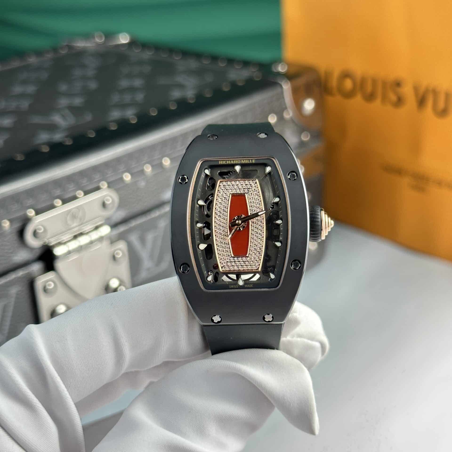 Richard Mille RM07-01 Ceramic Red Lip Jasper Dial Best Replica 45.32 x 32.3mm | WATCHREPLICAEXPERT