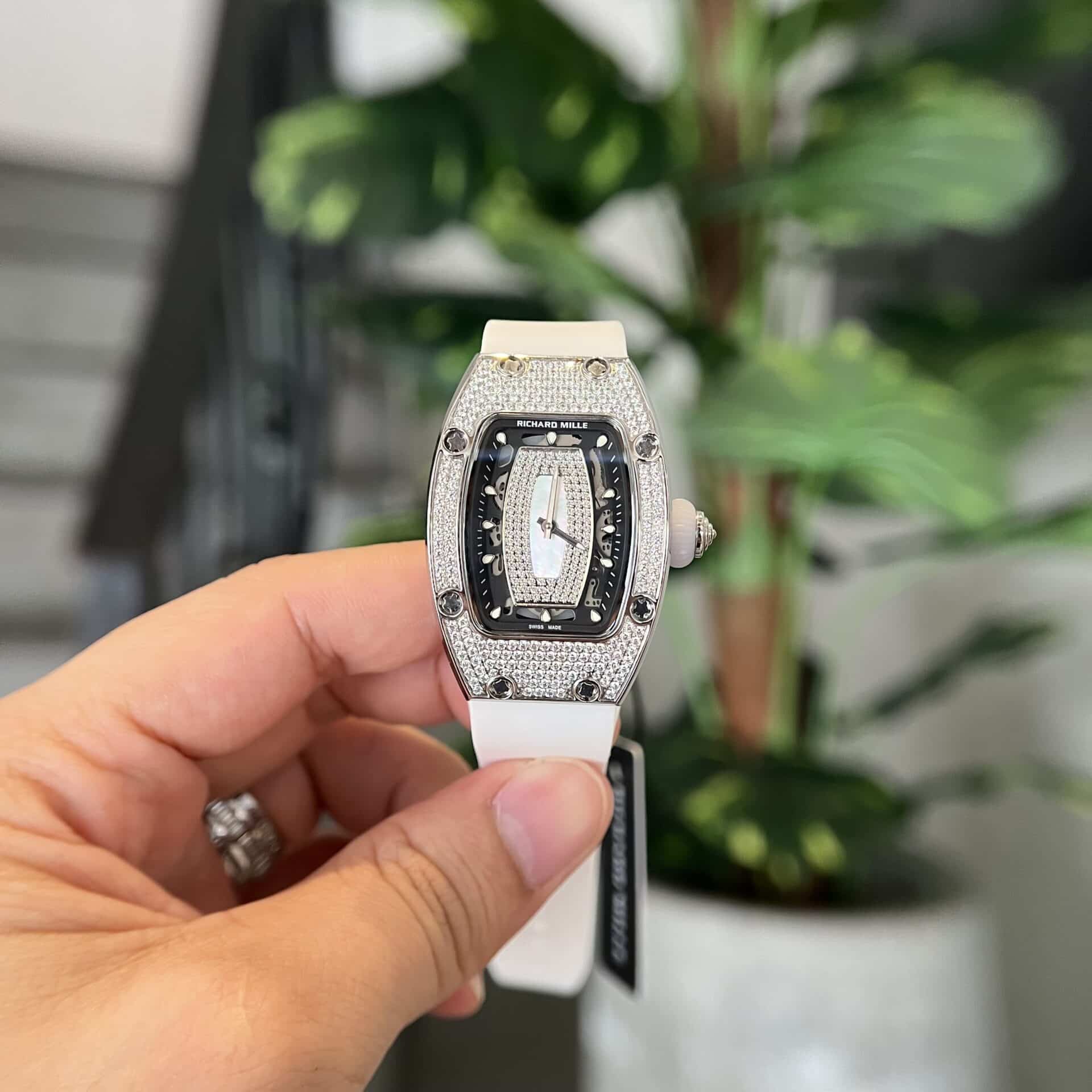 Richard Mille RM07-01 Full Diamond MOP Lip Replica 45.32 x 32.3mm | WATCHREPLICAEXPERT
