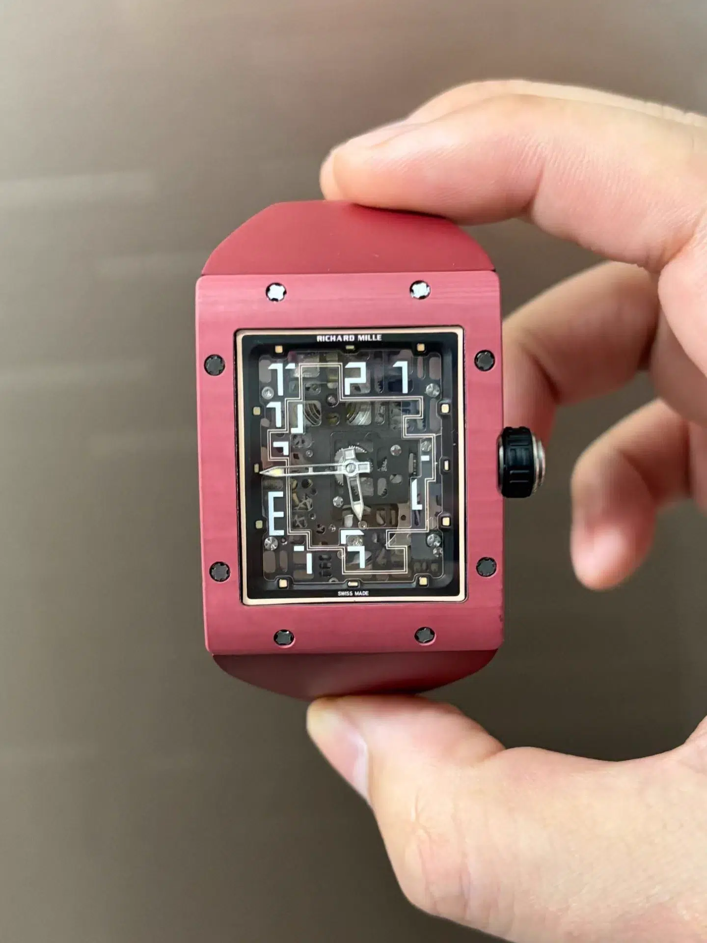 Richard Mille RM16-02 Automatic Extraflat Red Carbon TPT 1:1 Best Replica 36 x 45mm | WATCHREPLICAEXPERT