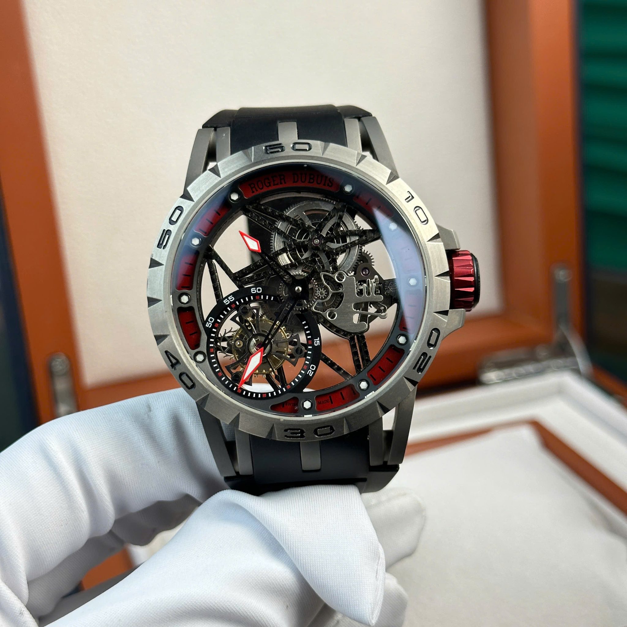 Roger Dubuis Excalibur Spider Titanium RDDBEX0545 Best Replica BBR 45mm | WATCHREPLICAEXPERT