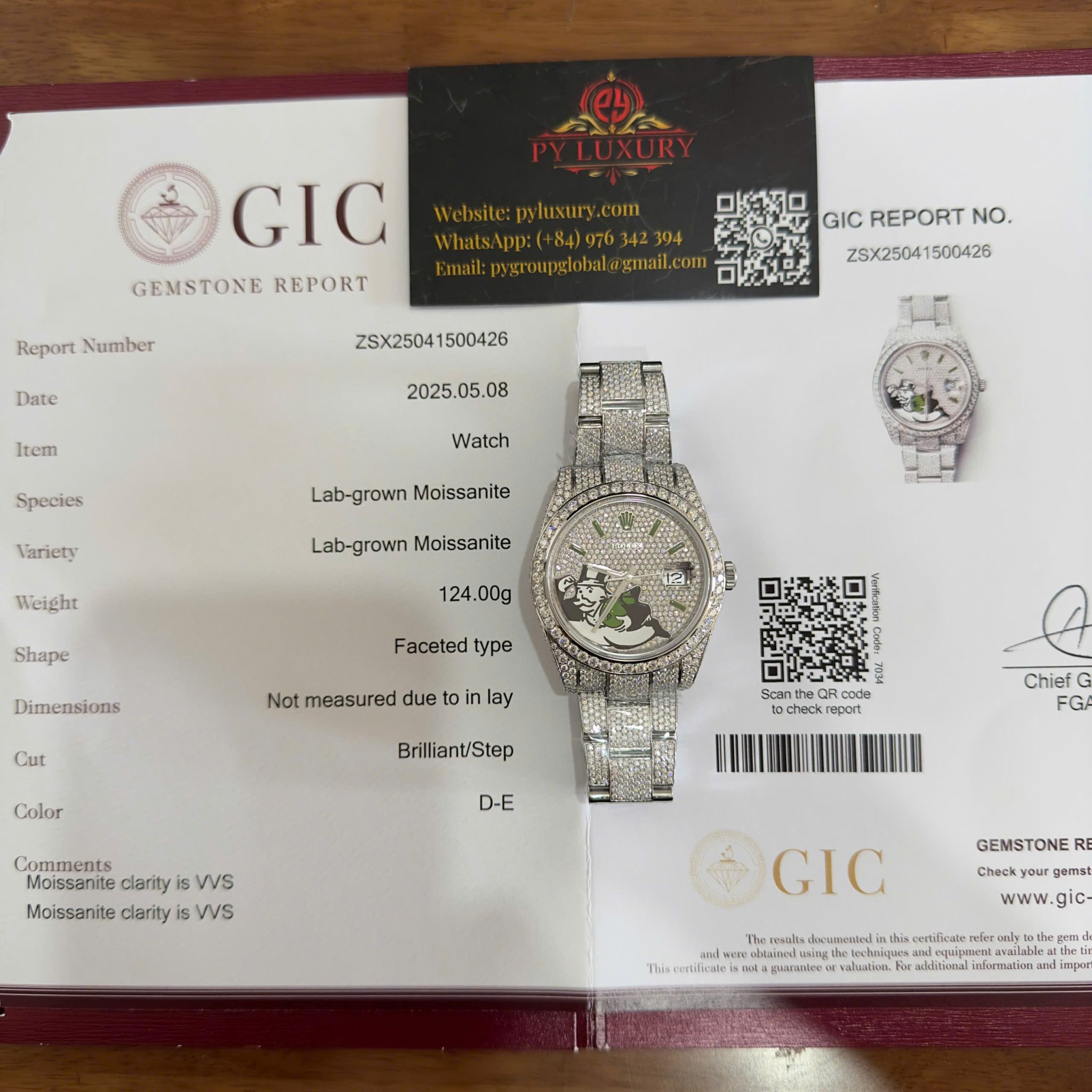 Rolex Datejust 126300 Bust Down Iced Out Moisssanite Diamonds Monopoly Dial Best Replica 41mm | WATCHREPLICAEXPERT
