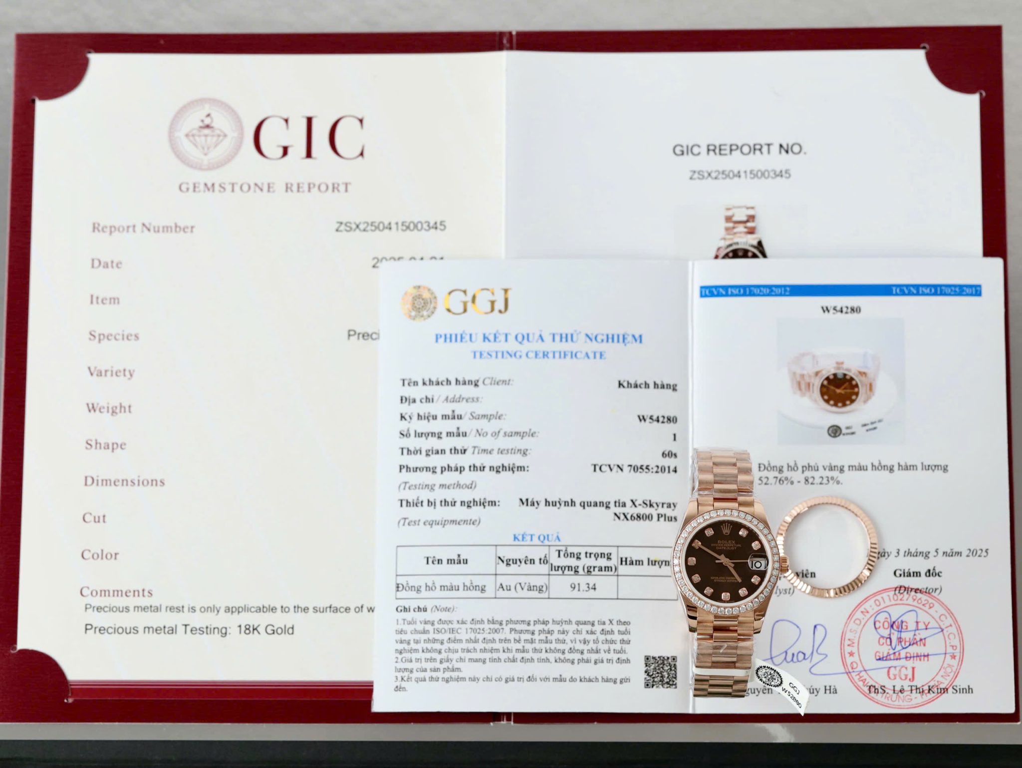 Rolex Datejust 278285RBR Chocolate Diamond Dial 18K Rose Gold Wrapped Moissanite Bezel Best Replica 31mm | WATCHREPLICAEXPERT