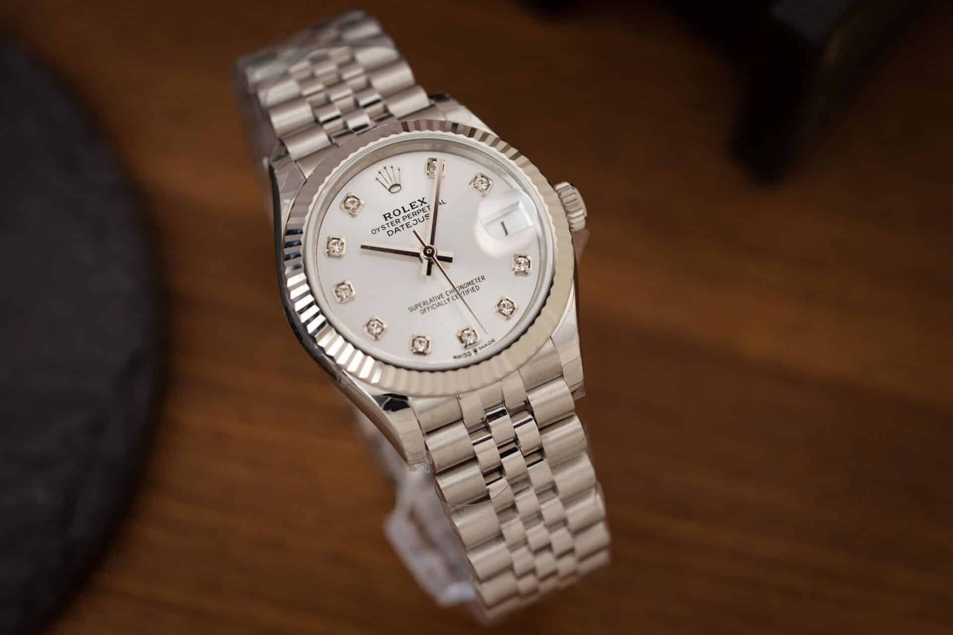 Rolex Datejust 31 White Diamond Dial Jubilee Replica 31mm | WATCHREPLICAEXPERT