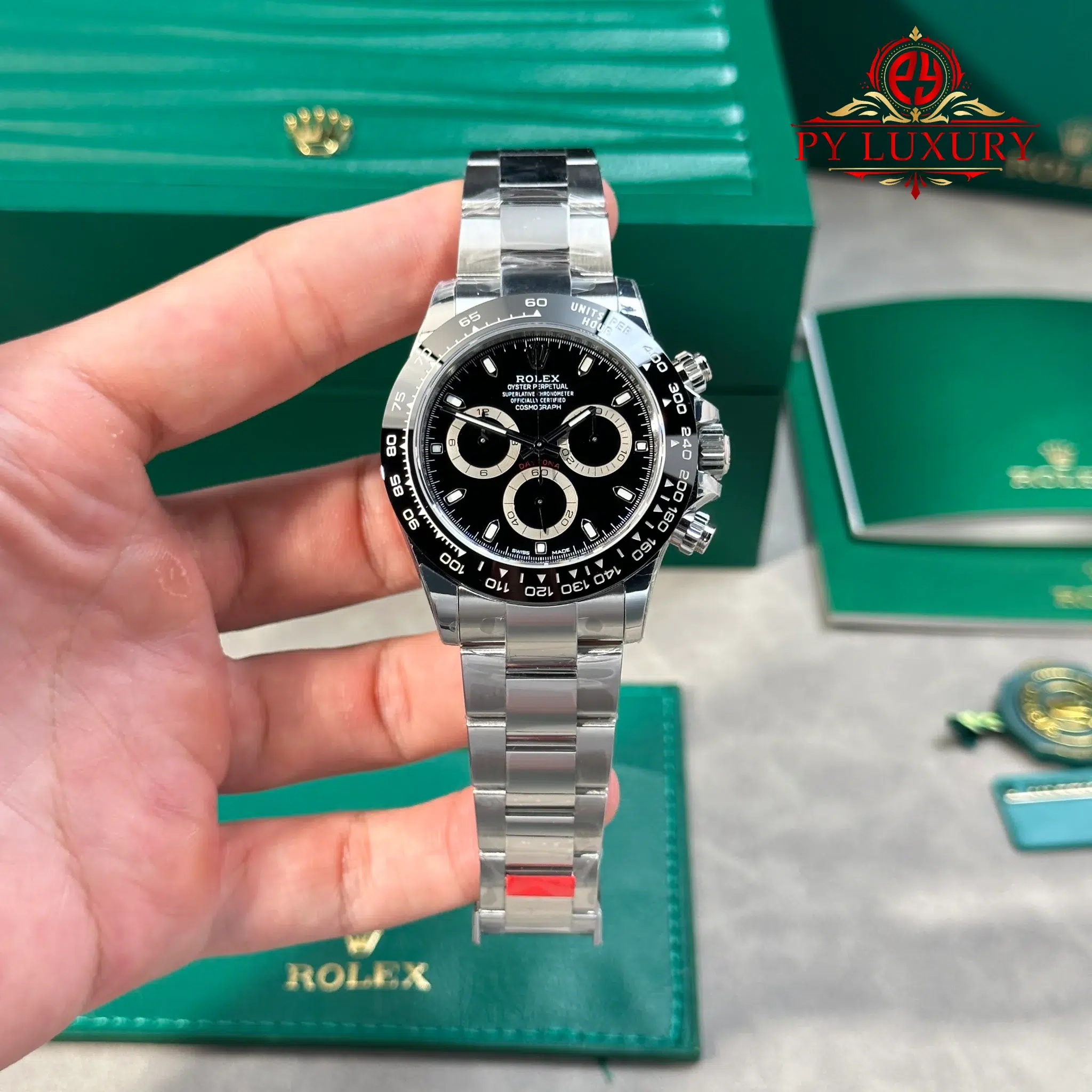 Rolex Daytona 116500LN Godzilla Black Dial Super Clone 40mm | WATCHREPLICAEXPERT