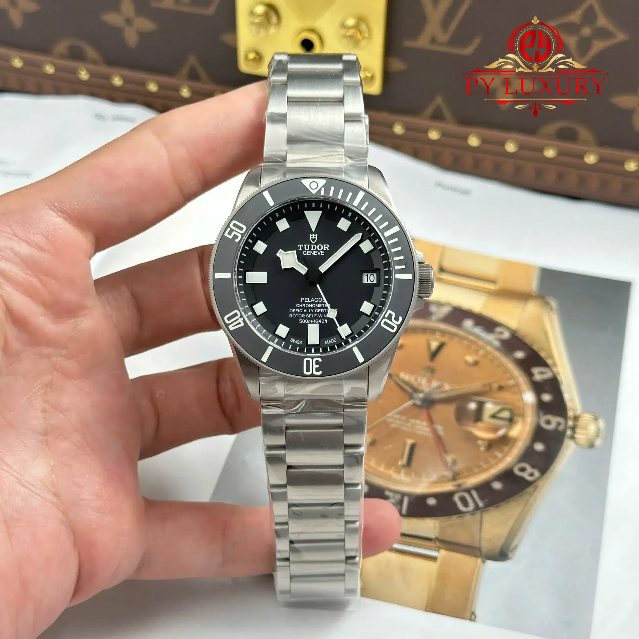 Tudor Pelagos M25600TN-0001 Titanium Black Dial Ceramic Bezel 1:1 Best Replica VSF 42mm | WATCHREPLICAEXPERT